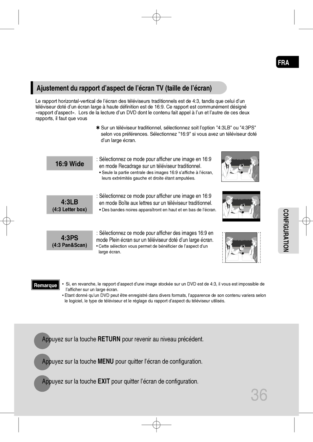 Samsung MM-C330D/XEF manual Letter box, 43 Pan&Scan 