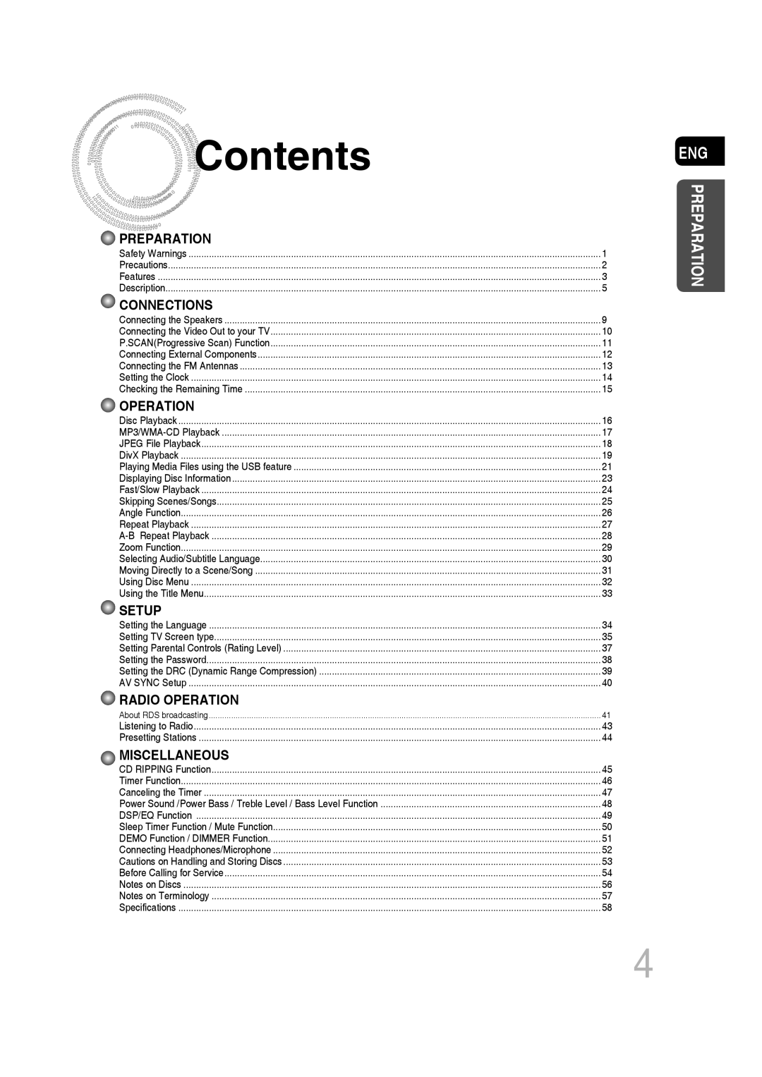 Samsung MM-C330D/XER manual Contents 