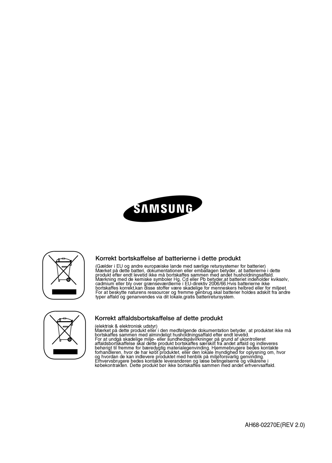 Samsung MM-C330/XEE manual AH68-02270EREV 