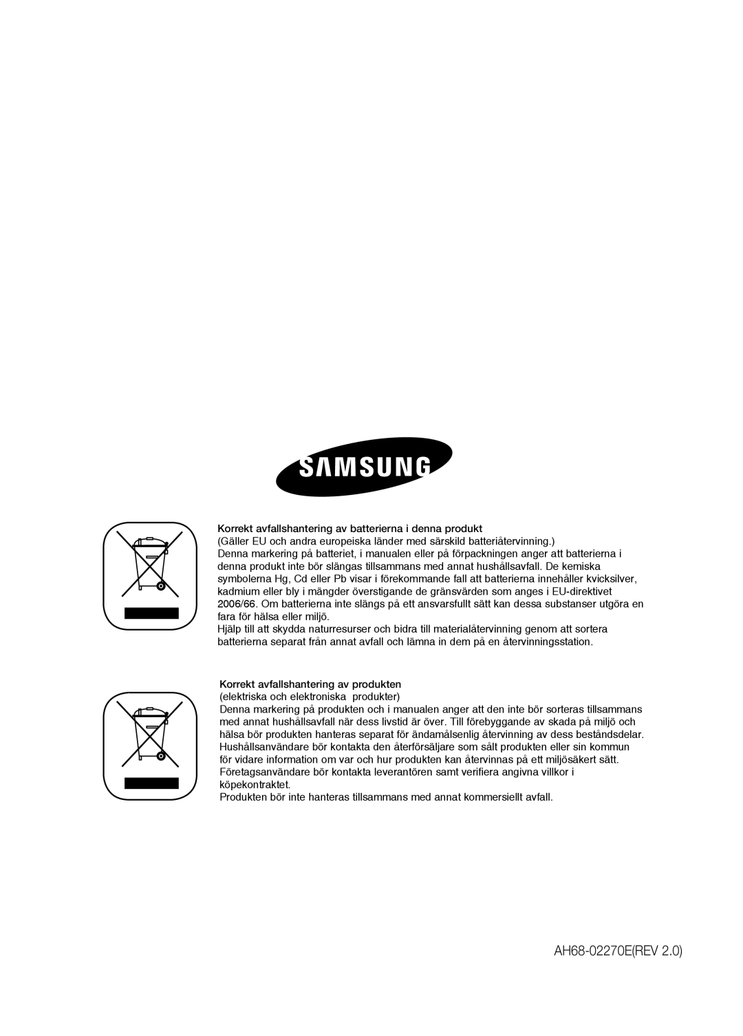 Samsung MM-C330/XEE manual AH68-02270EREV 