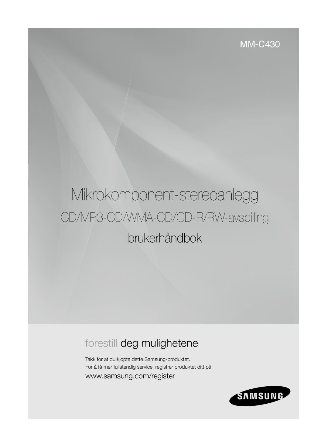 Samsung MM-C430/XEE manual Mikrokomponenttiaudiojärjestelmä 