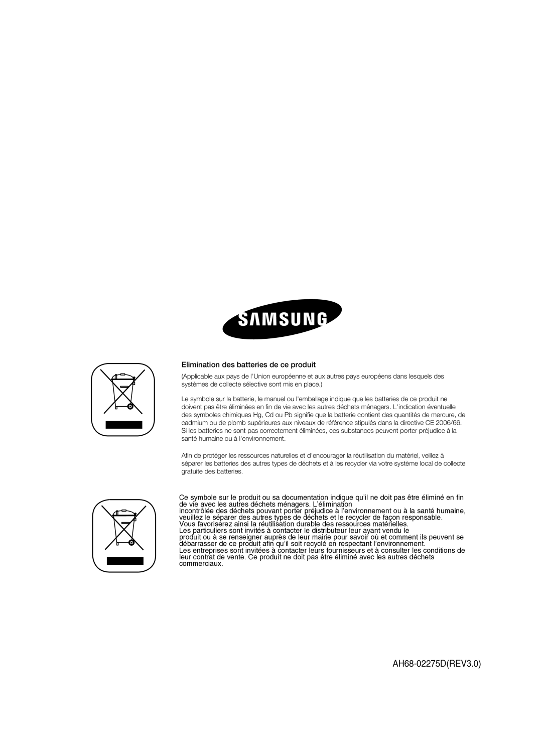 Samsung MM-C430/XEF manual AH68-02275DREV3.0 