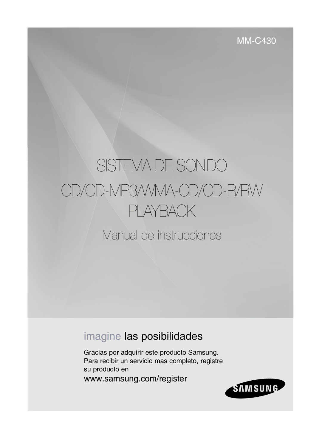 Samsung MM-C430/XEF manual Sistema DE Sonido 