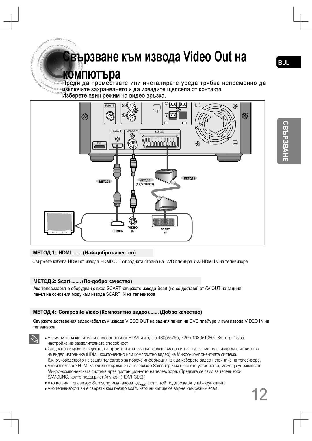 Samsung MM-C530D/EDC, MM-C430D/EDC manual Компютъра 