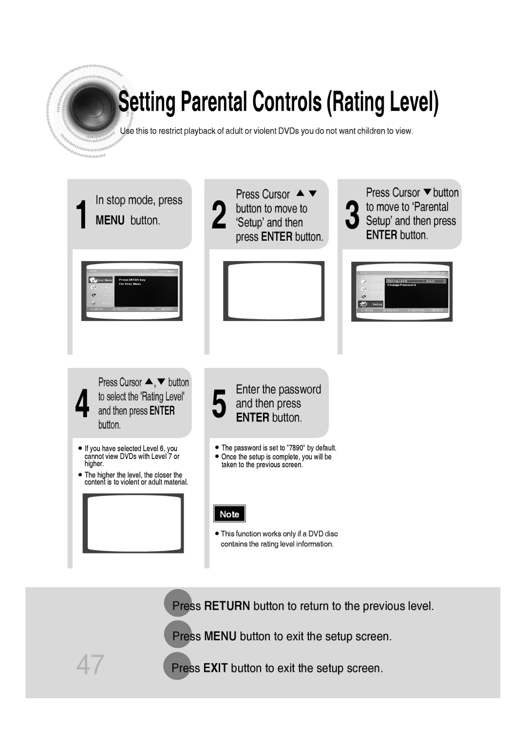 Samsung MM-C530D, MM-C550D, MM-C430D, AH68-02272Y Menu button, Press Enter button Press Cursor button, Press Cursor , button 