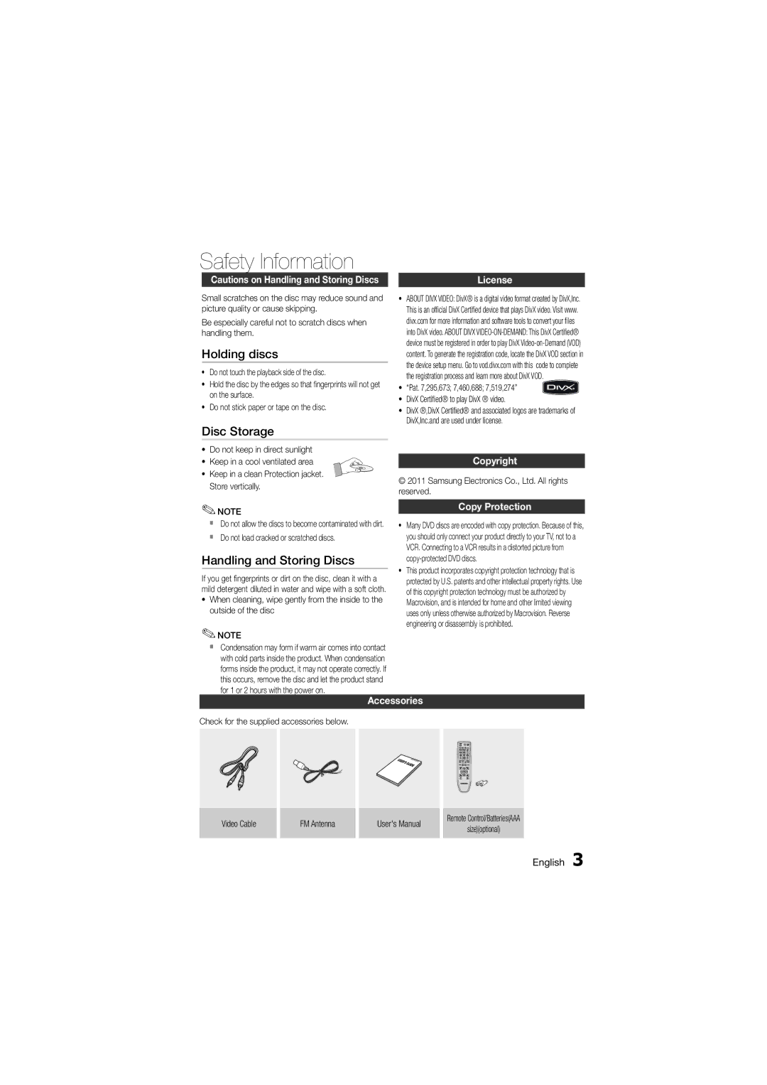 Samsung MM-D330D/SQ manual Holding discs, Disc Storage, Handling and Storing Discs 