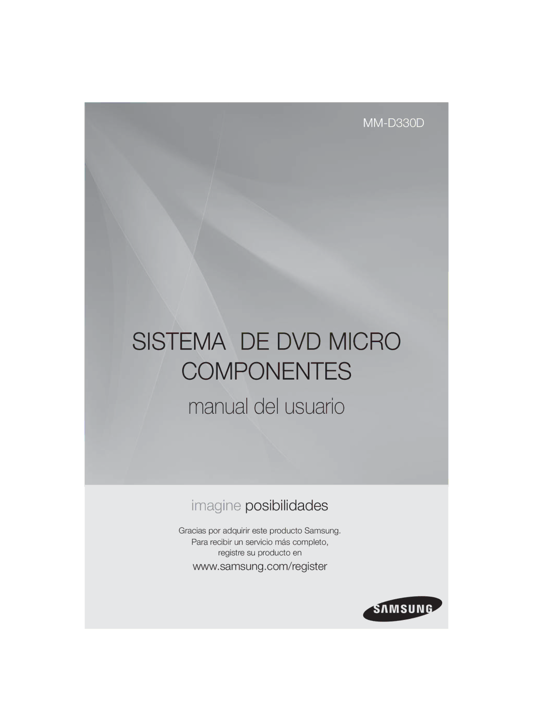 Samsung MM-D330D/ZF manual Sistema DE DVD Micro Componentes 