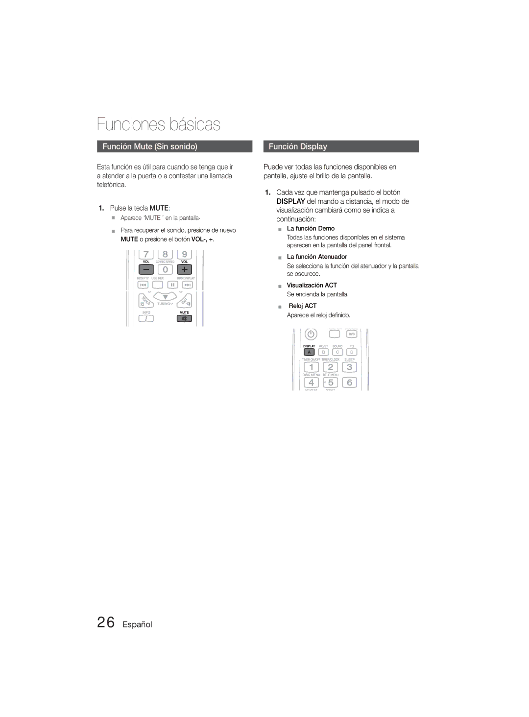 Samsung MM-D330D/ZF manual Connecting,  Aparece ‘MUTE ’ en la pantalla 