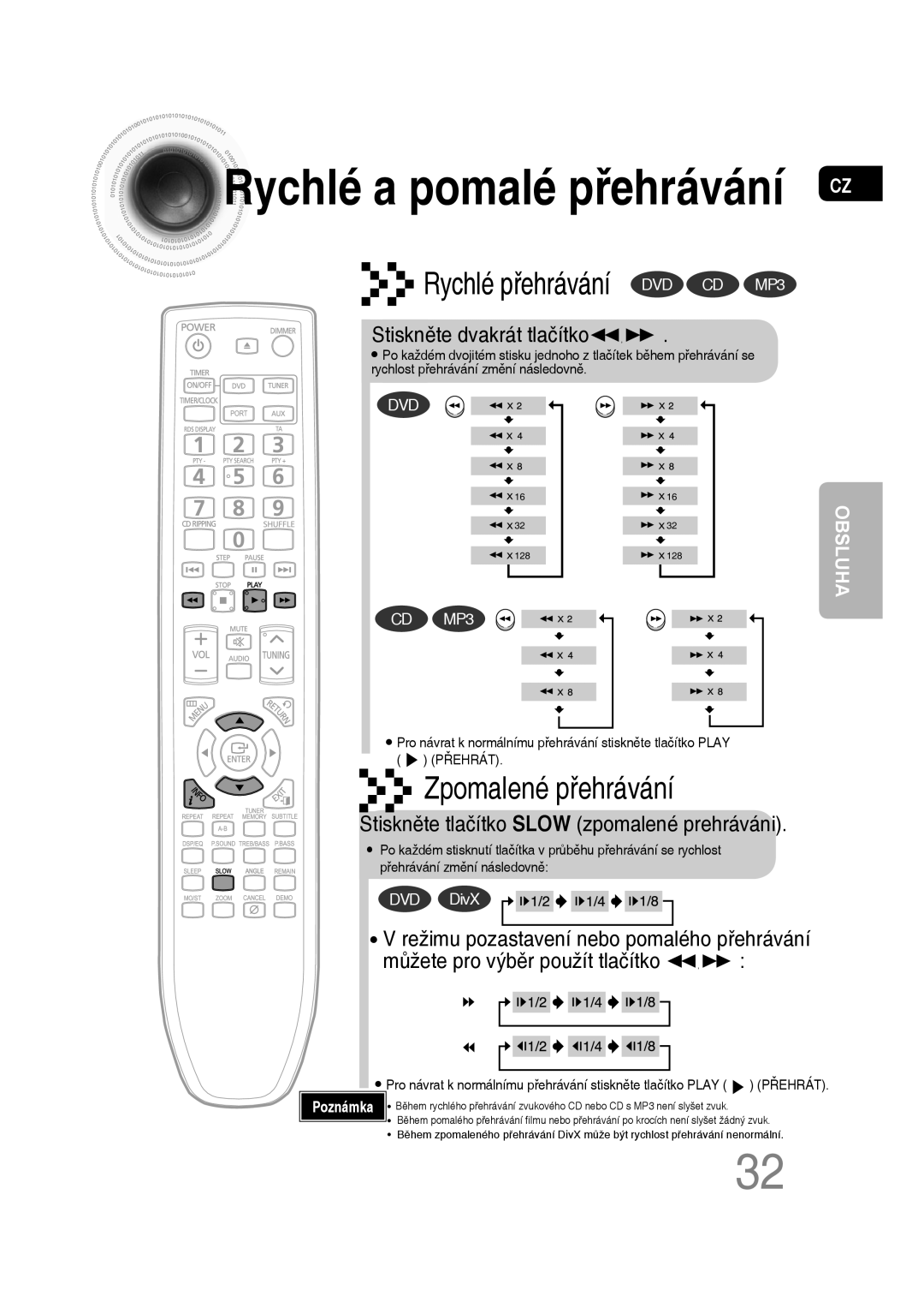 Samsung MM-D430D/ZX, MM-D430D/EN, MM-D530D/EN, MM-D530D/RU manual Stiskněte dvakrát tlačítko, Můžete pro výběr použít tlačítko 