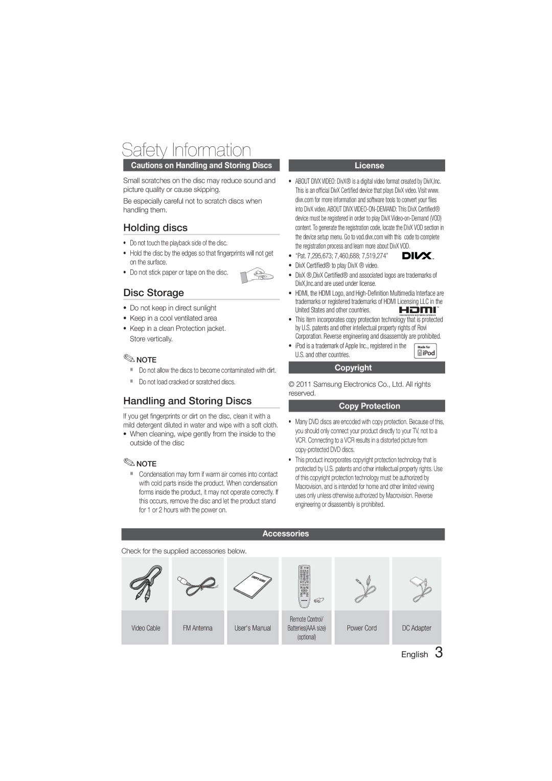 Samsung MM-D470D/XE, MM-D470D/XN, MM-D470D/EN, MM-D470D/ZF manual Holding discs, Disc Storage, Handling and Storing Discs 