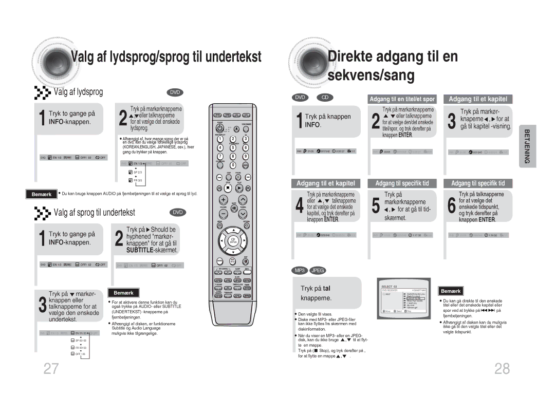 Samsung MM-DA25R/XEE manual 1Tryk på knappen Info, Tryk på Markørknapperne For at gå til tid- skærmet, Tryk på Should be 