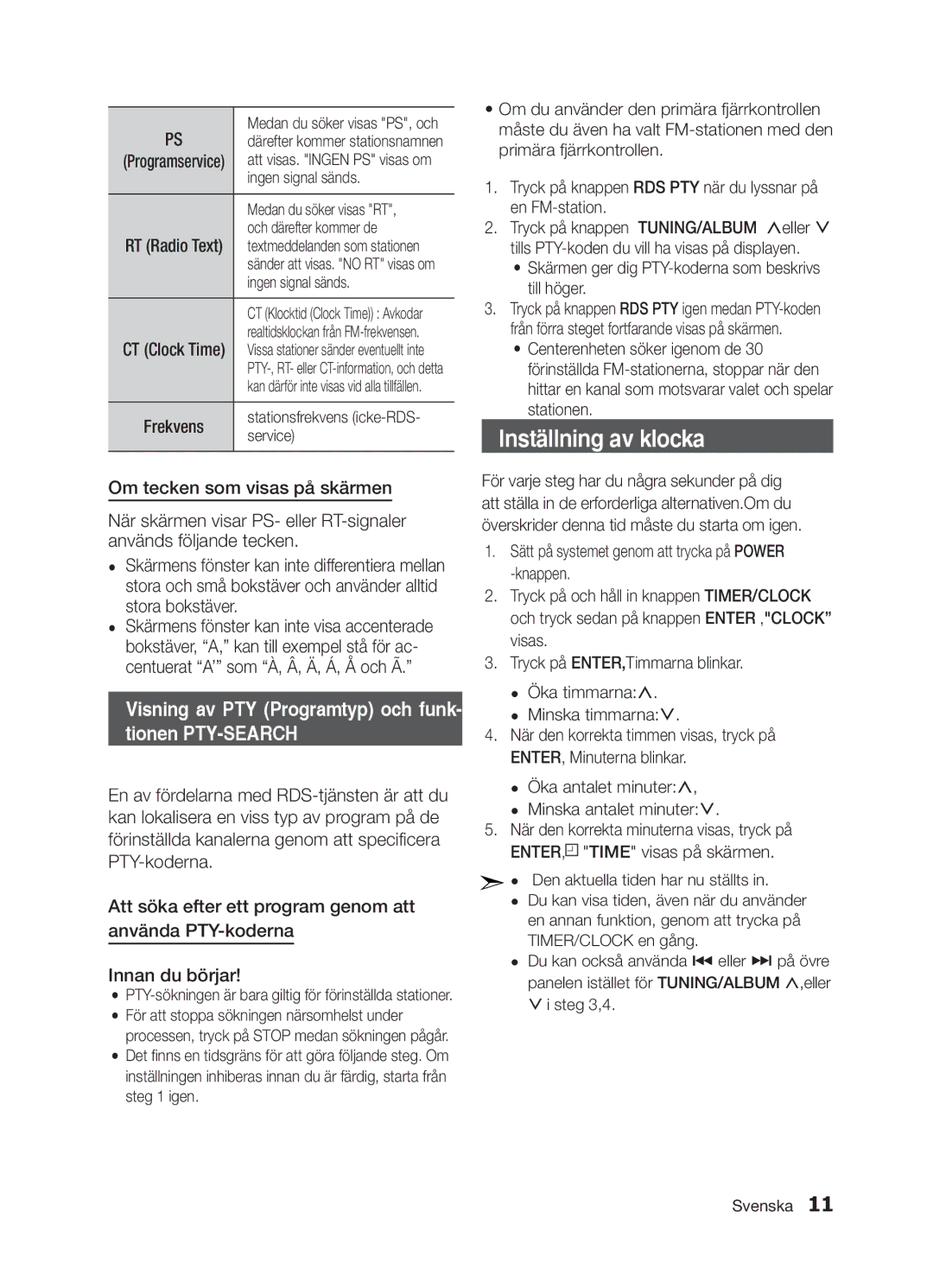 Samsung MM-E330/XE, MM-E320/XE manual Om tecken som visas på skärmen 