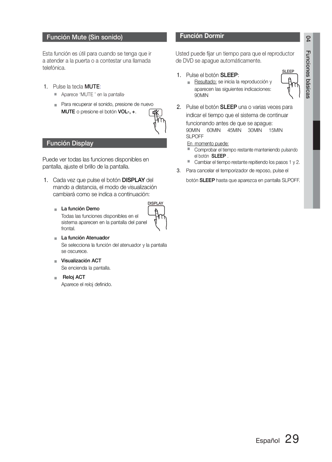 Samsung MM-E330D/ZF manual Connecting,  Aparece ‘MUTE ’ en la pantalla 