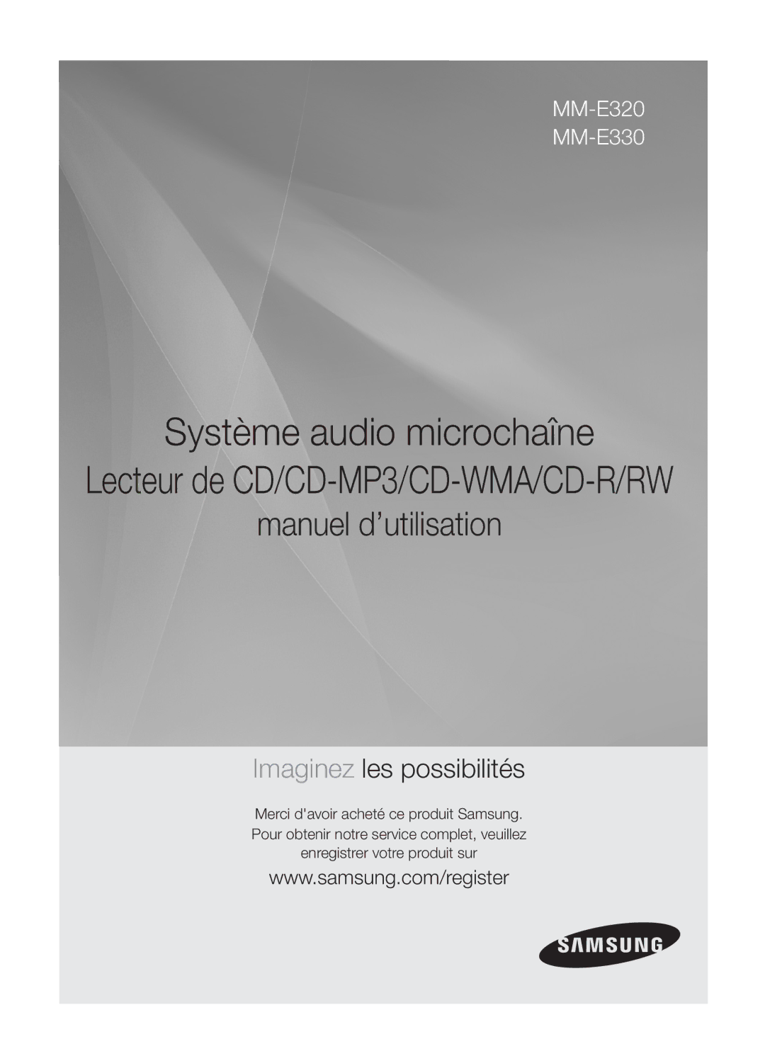 Samsung MM-E320/ZF, MM-E330/ZF manual Système audio microchaîne, MM-E320 MM-E330 