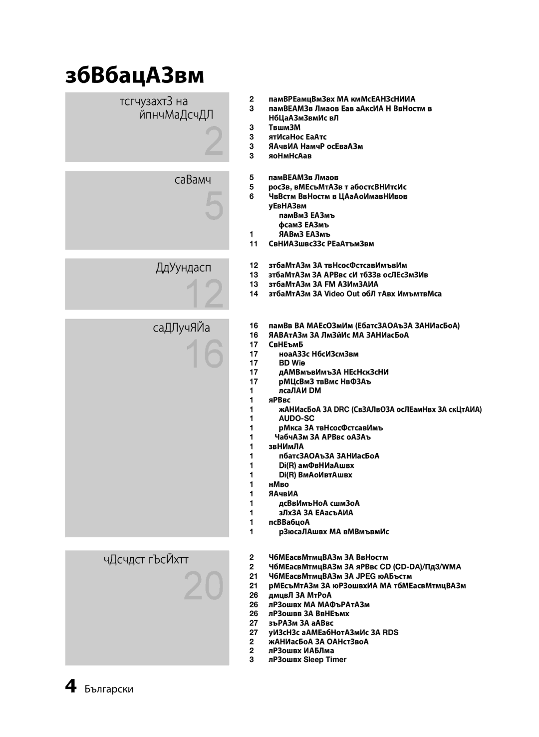 Samsung MM-E430D/EN manual Съдържание, Аксесоари, BD Wise 