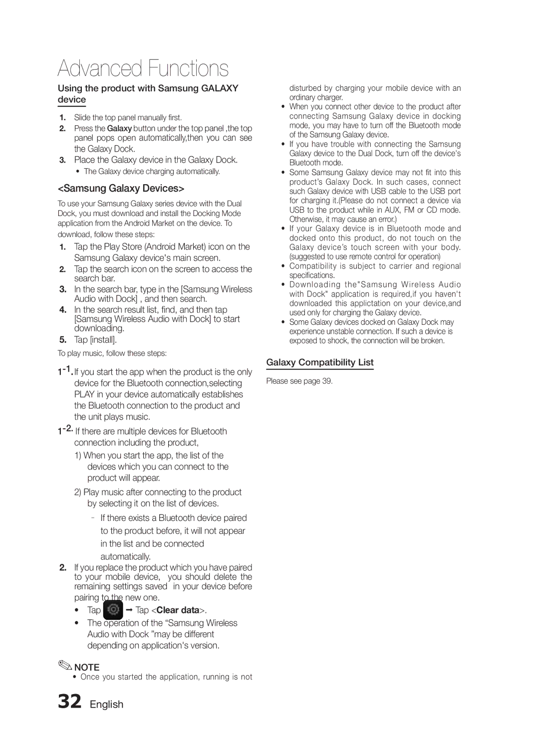 Samsung MM-E430D/XN, MM-E430D/ZF, MM-E430D/EN, MM-E430D/XE manual Samsung Galaxy Devices 