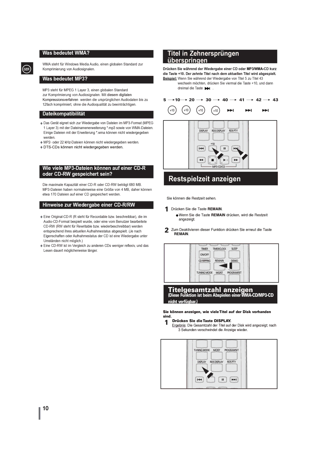 Samsung MM-G35R/EDC manual Komprimierung von Audiosignalen, MP3 steht für Mpeg 1 Layer 3, einen globalen Standard, Werden 