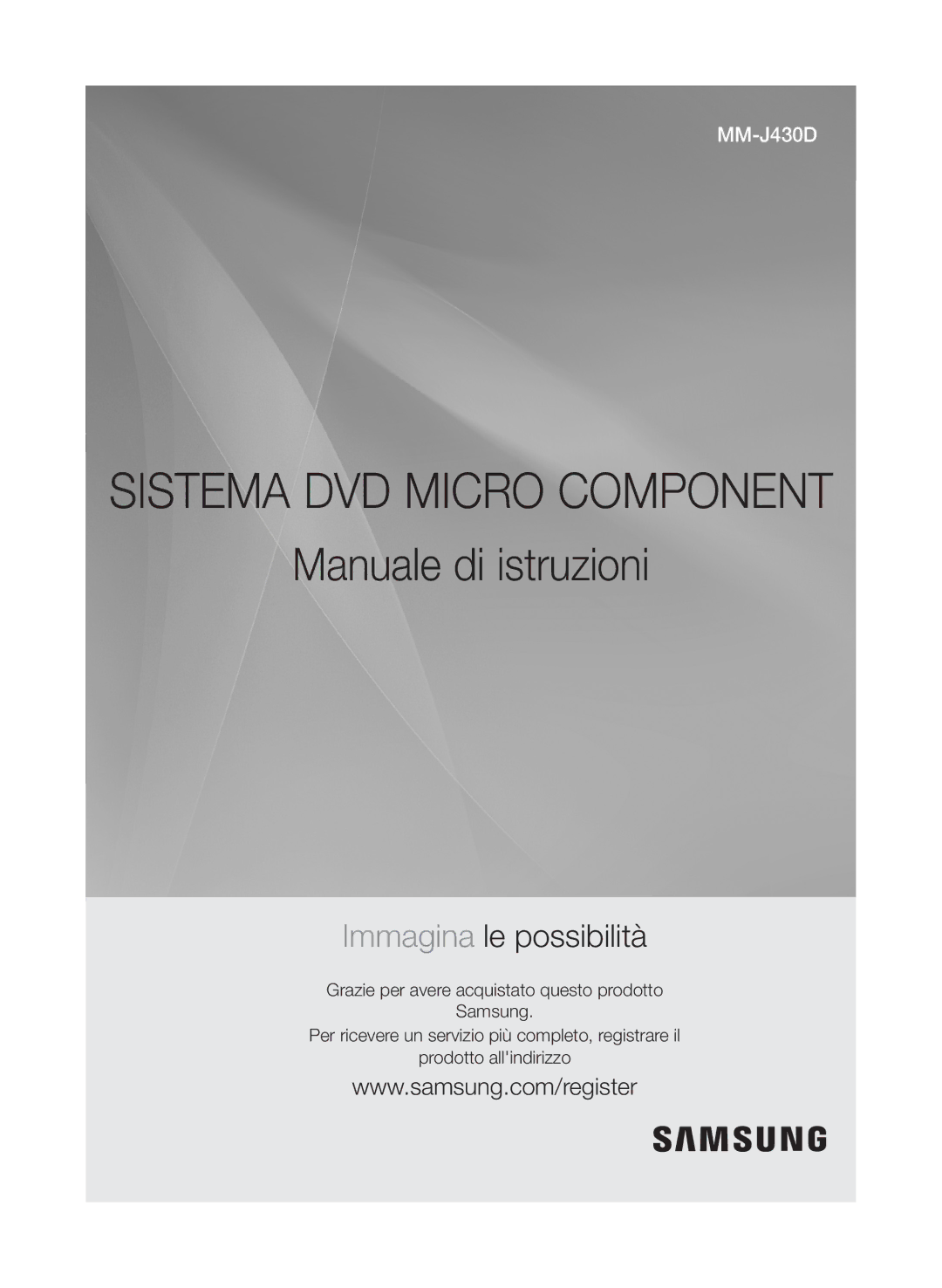 Samsung MM-J430D/EN manual Mikro-Dvd-Anlage 