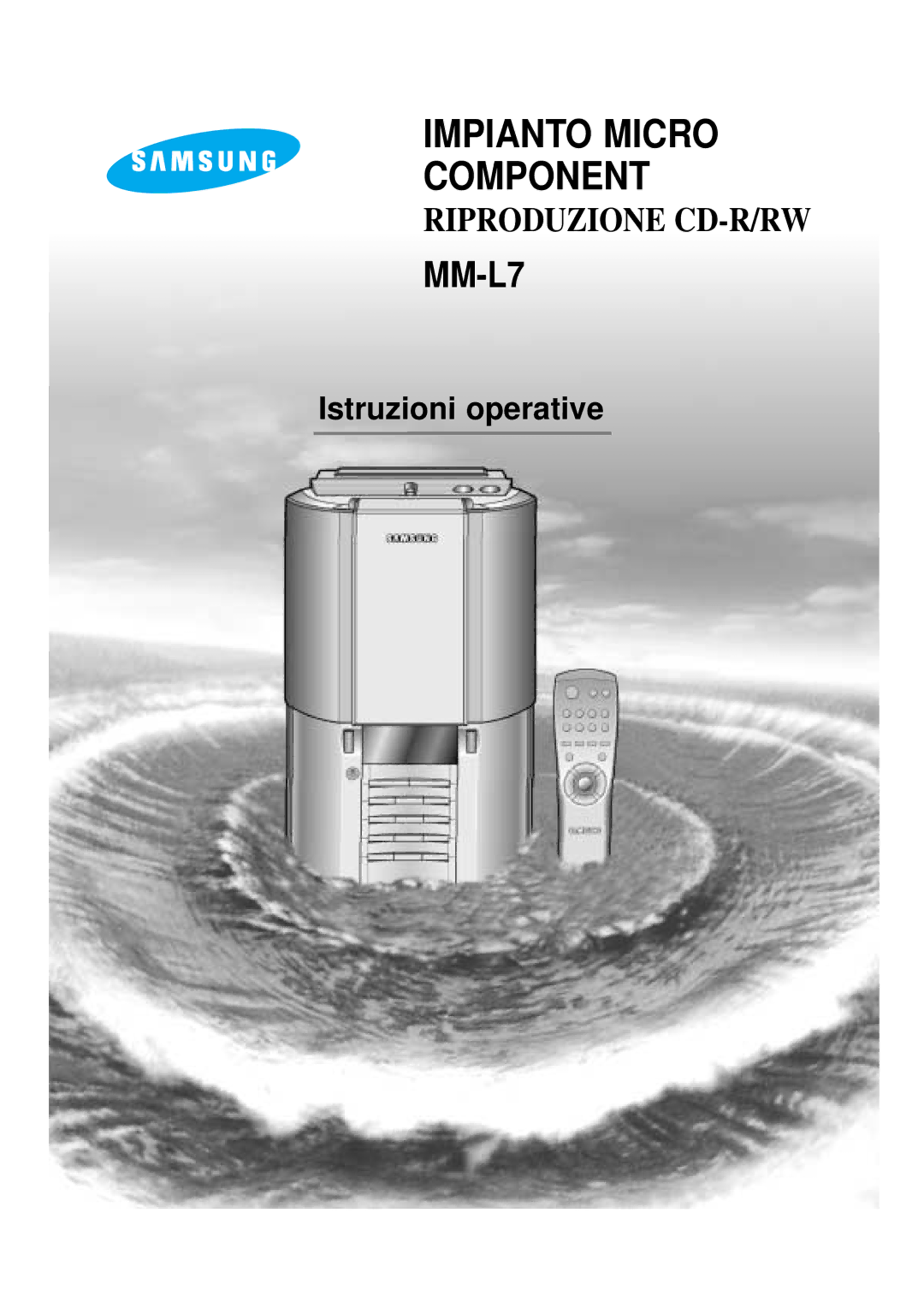 Samsung MML7RH/ELS, MM-L7 manual Impianto Micro Component 