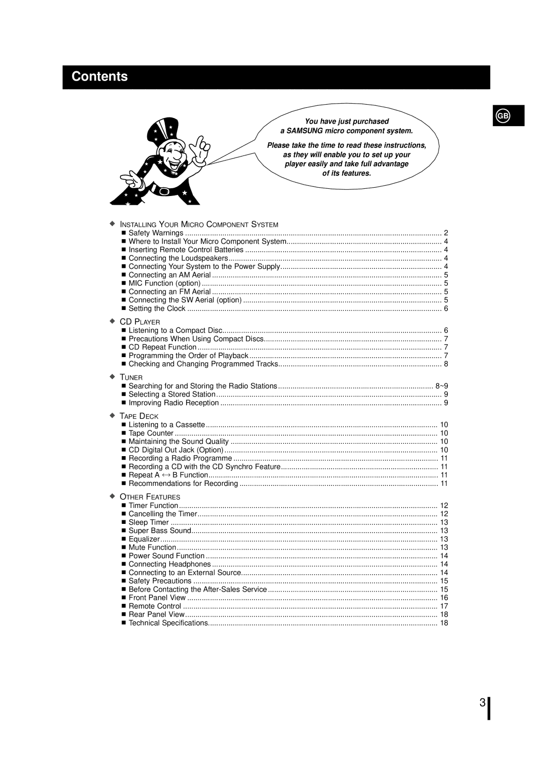 Samsung MM-N4, MMN4RH/ELS, MMN4GQH/XFO manual Contents 