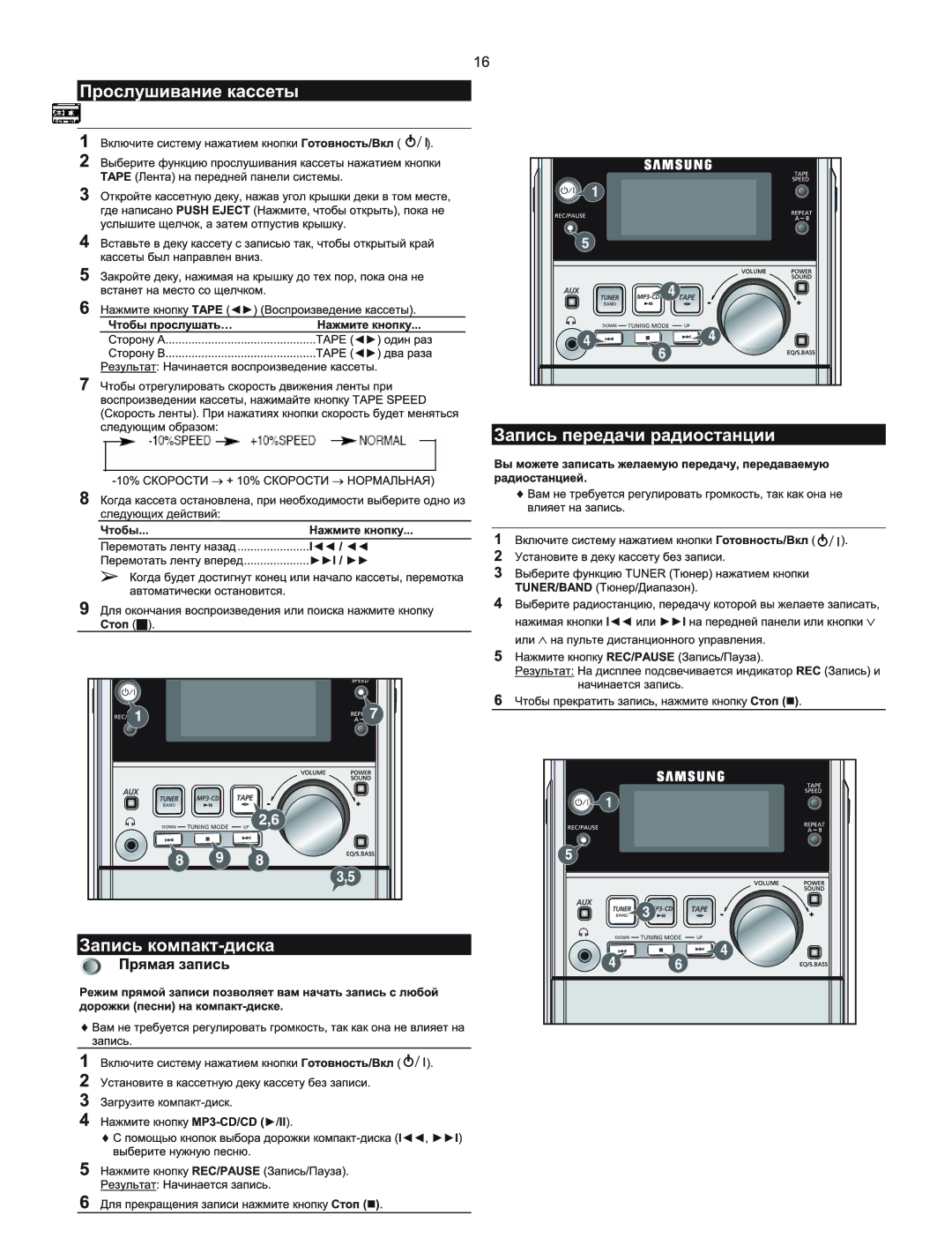 Samsung MM-T5Q/XFU manual 