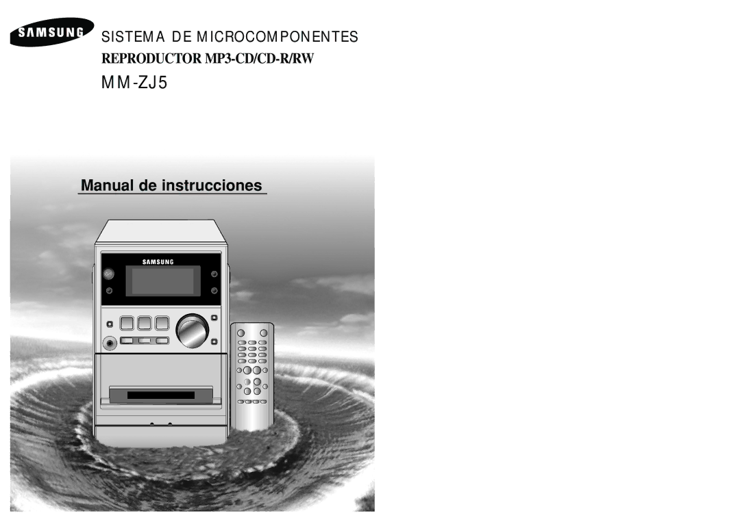 Samsung MM-ZJ5R/ELS manual 