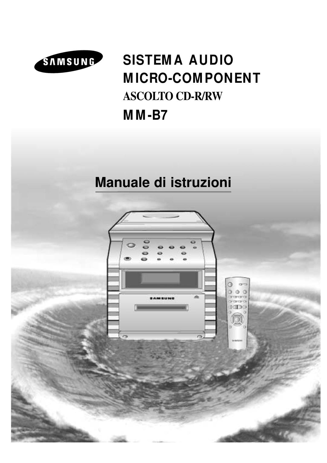 Samsung MMB7RH/ELS manual Sistema Audio MICRO-COMPONENT 