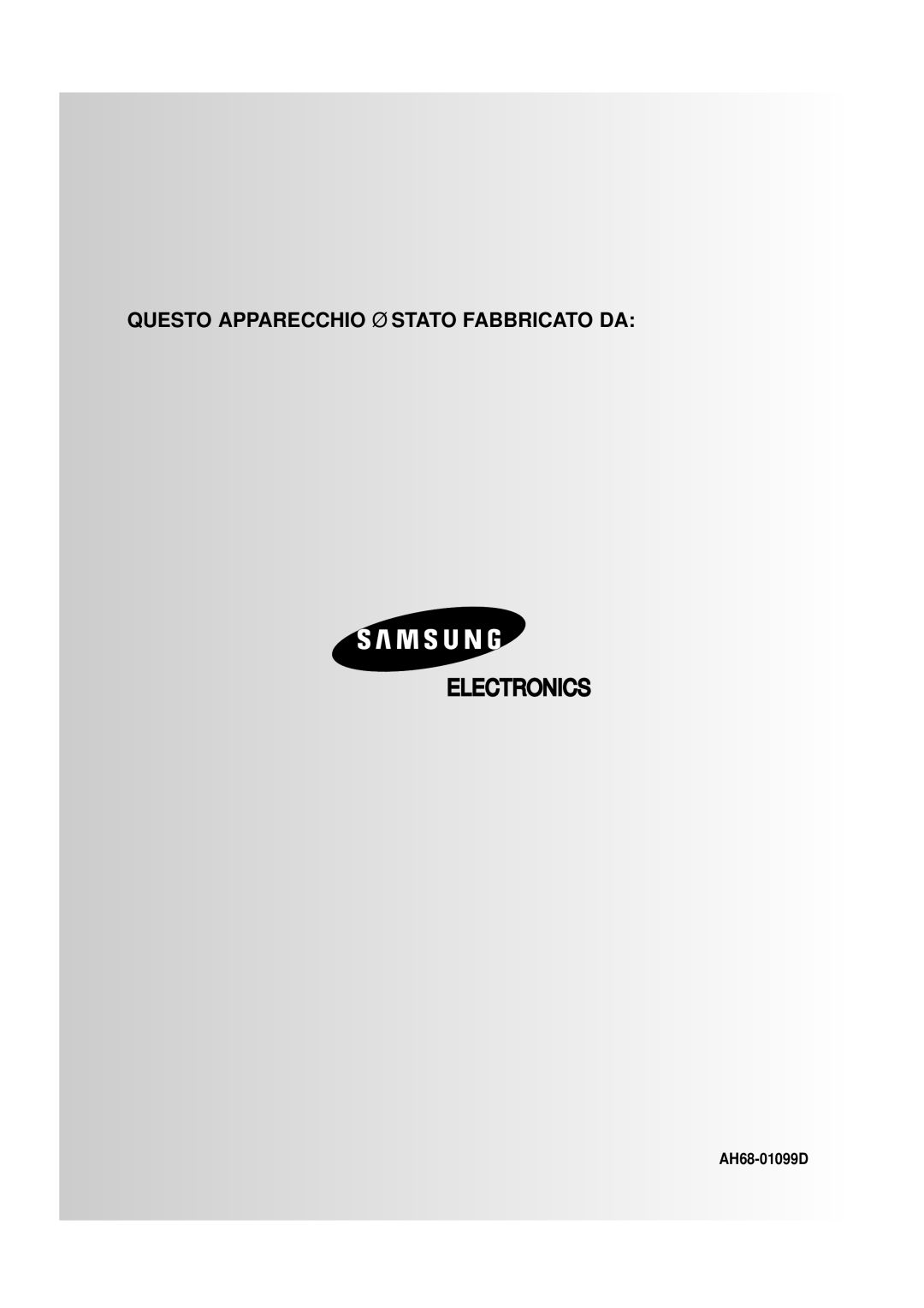 Samsung MMB7RH/ELS manual Electronics 