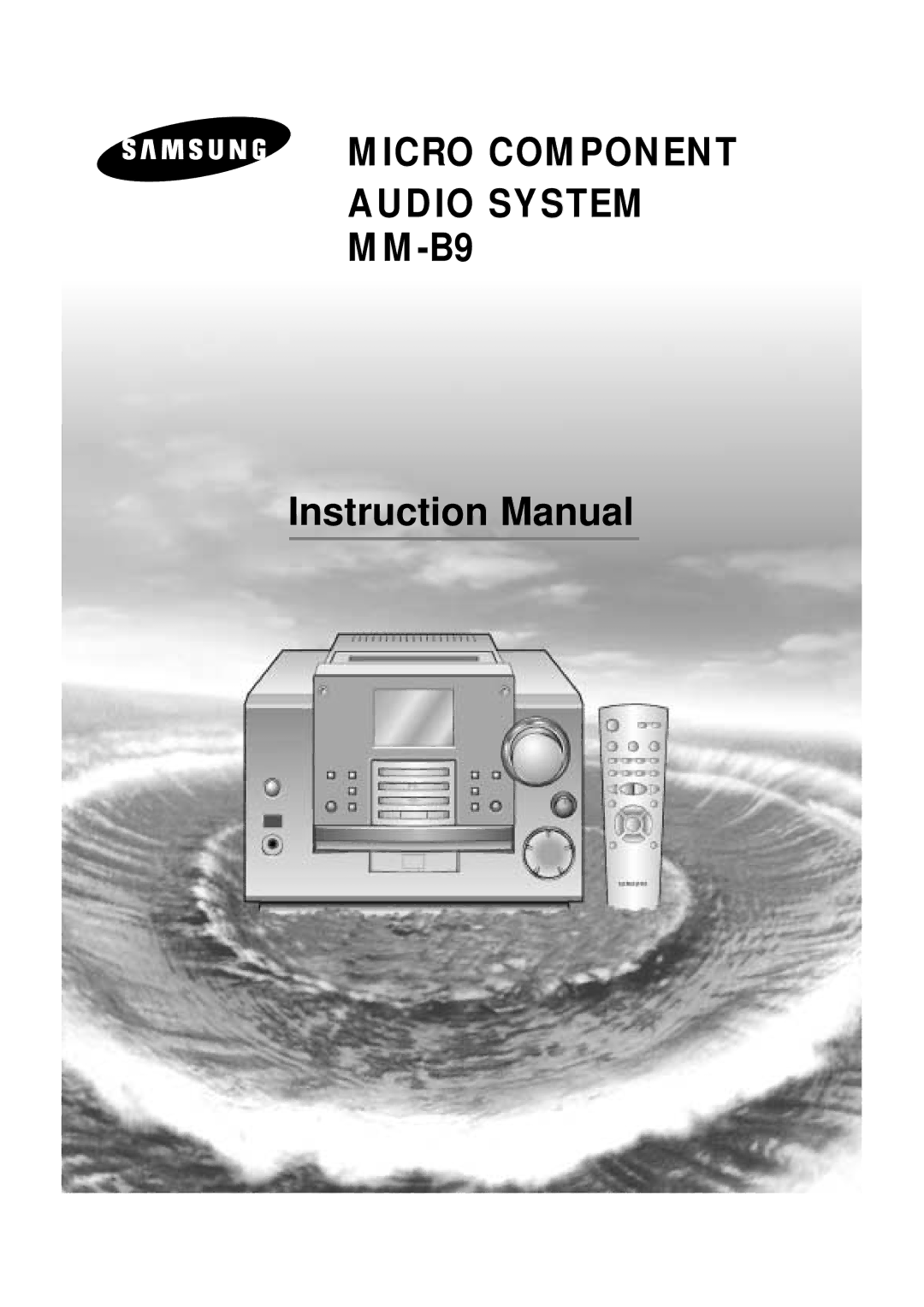 Samsung MMB9RH/ELS, MMB9QH/XFO manual Micro Component Audio System MM-B9 