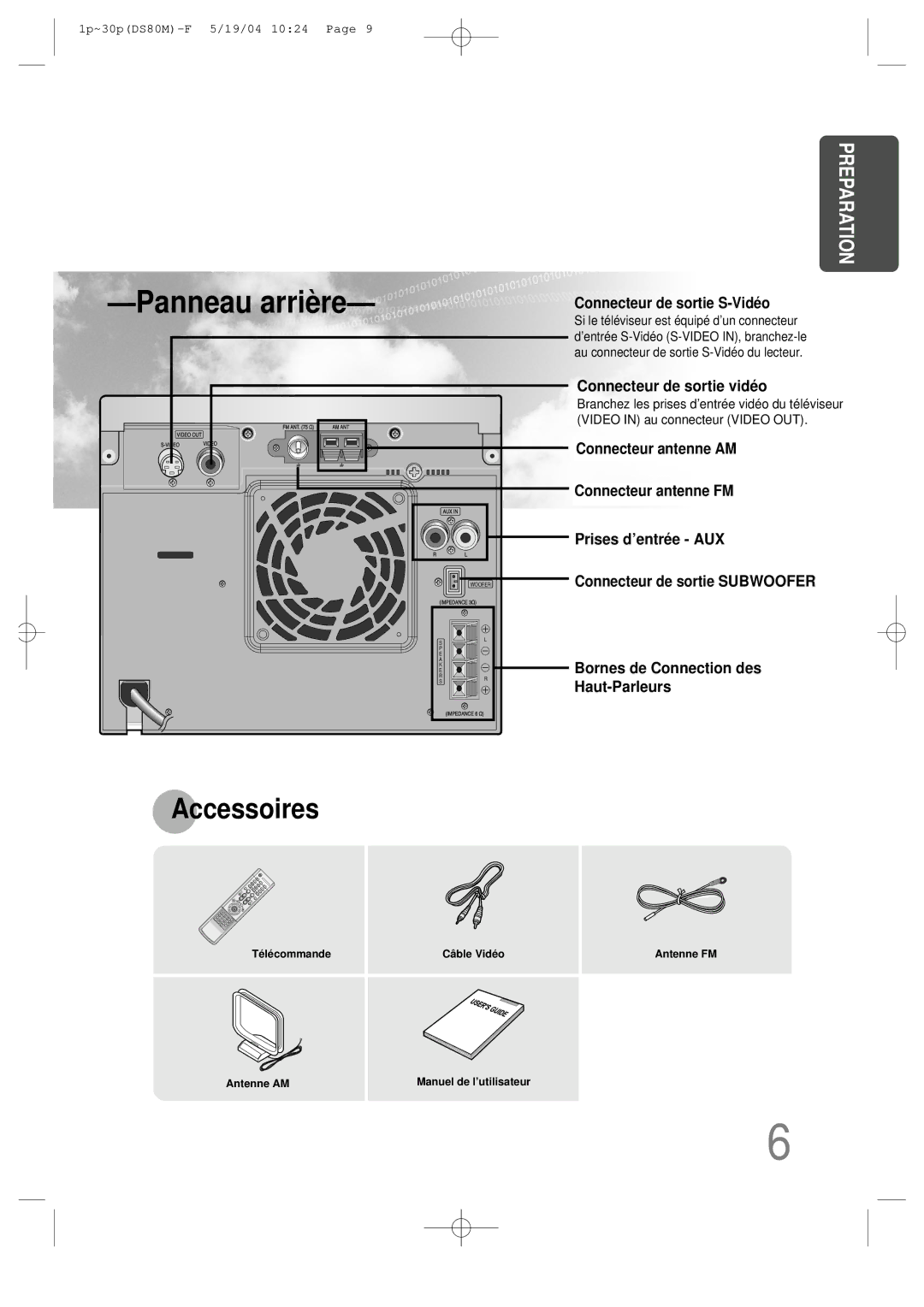 Samsung MMDS80MRH/ELS manual Accessoires 