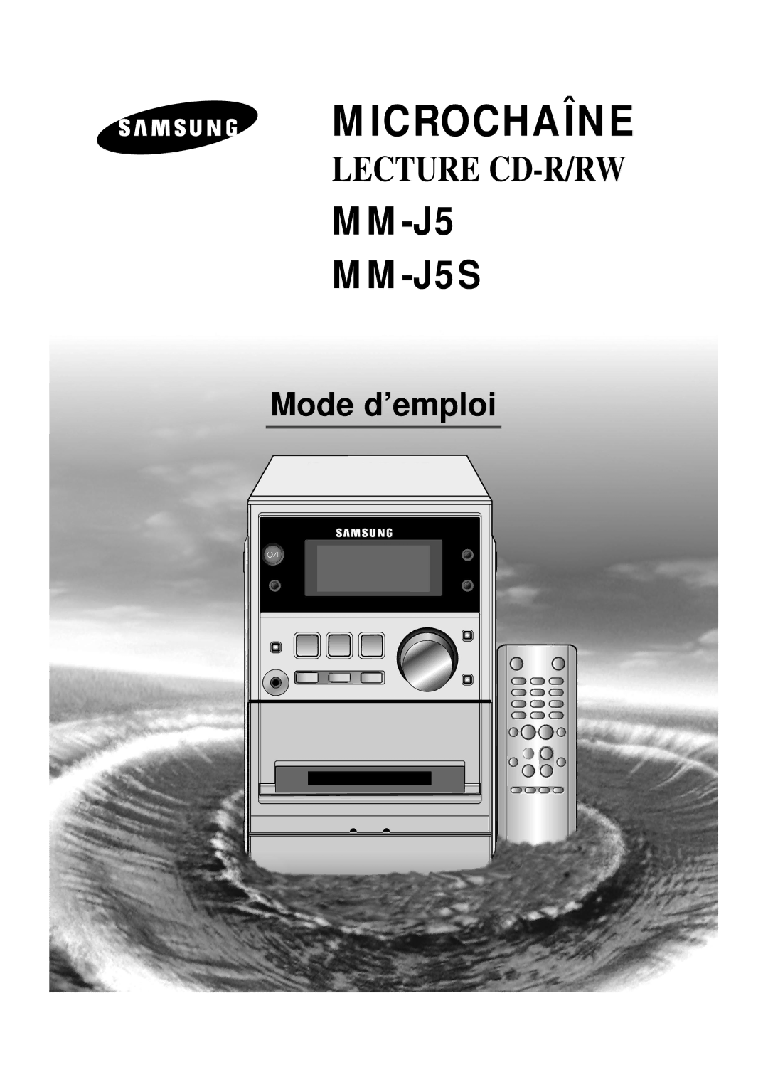 Samsung MMJ5SRH/ELS, MMJ5RH/ELS manual Microchaîne 