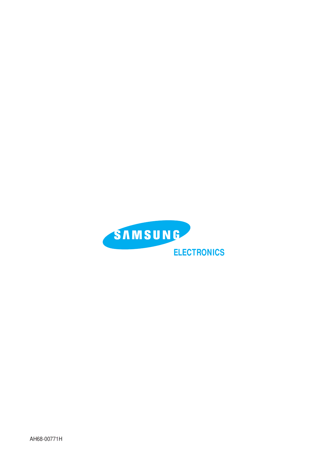 Samsung MML7FH/UMG manual Electronics 