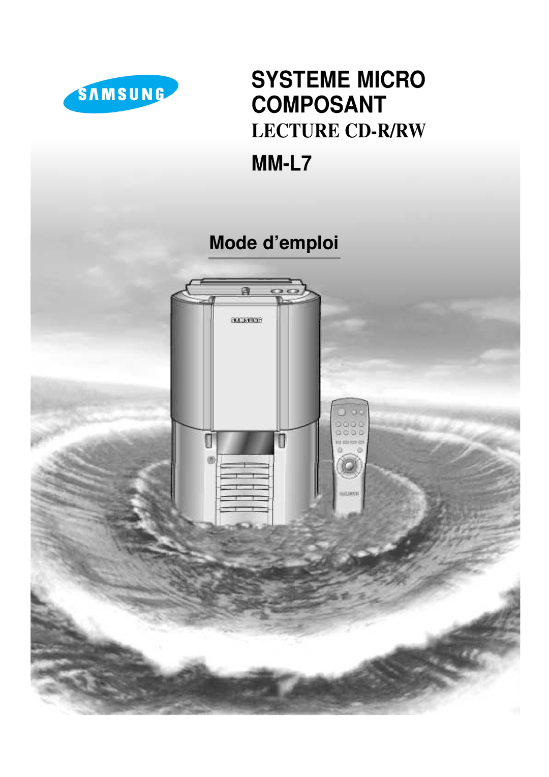 Samsung MML7RH/ELS manual MM-L7 