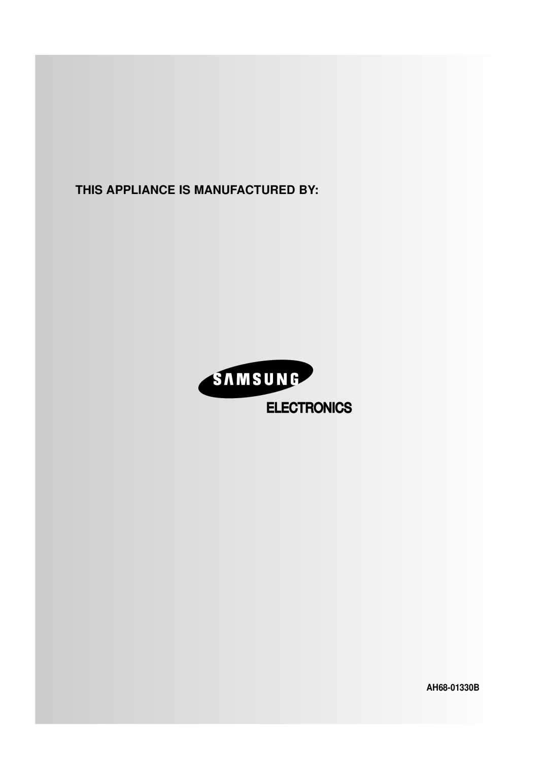 Samsung MMS8RH/ELS manual Electronics 