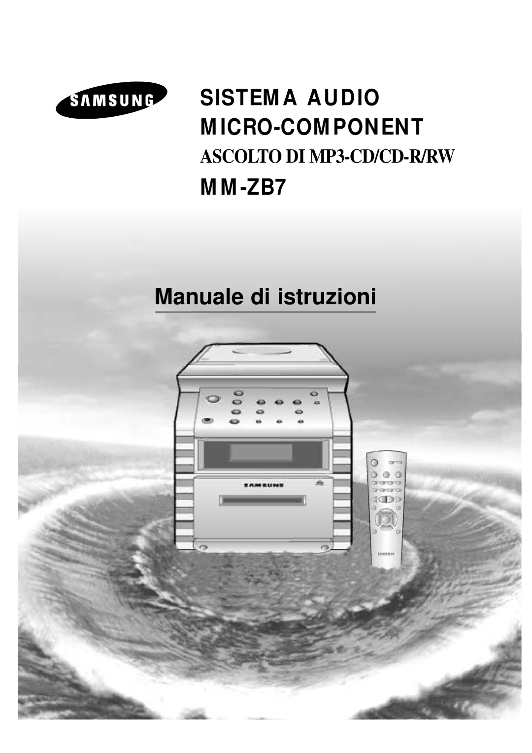 Samsung MMZB7RH/ELS manual Sistema Audio MICRO-COMPONENT 