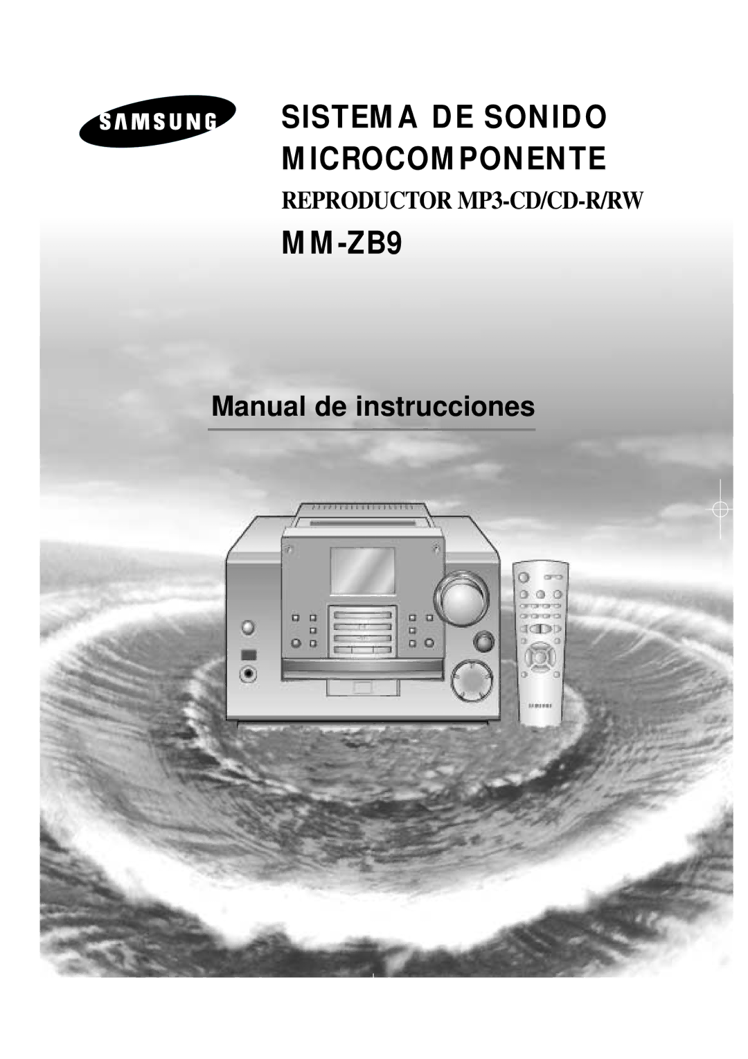 Samsung MMZB9RH/ELS manual Sistema DE Sonido Microcomponente 