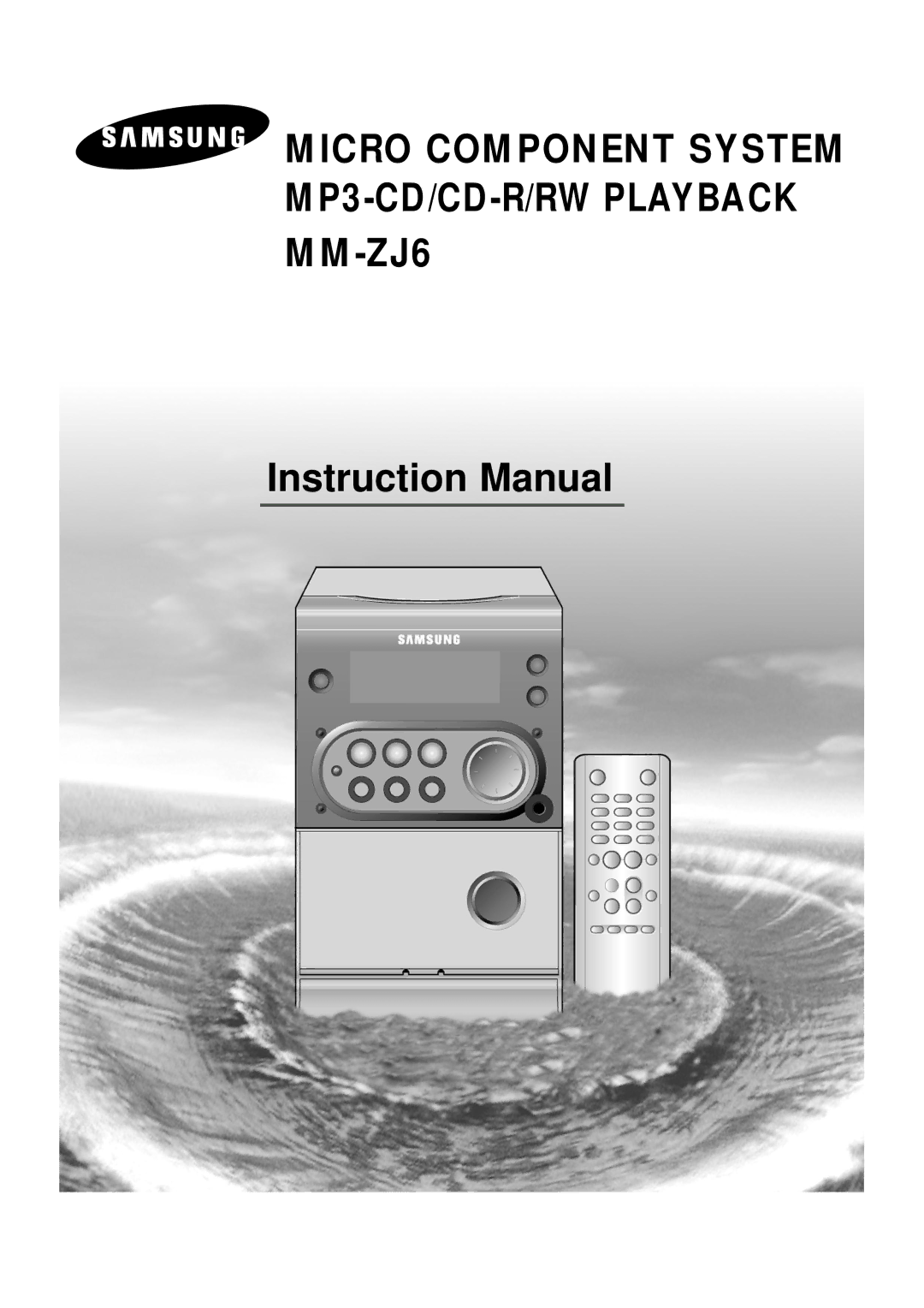 Samsung MMZJ6RH/ELS, MMZJ6QH/XFO manual Micro Component System MP3-CD/CD-R/RW Playback MM-ZJ6 