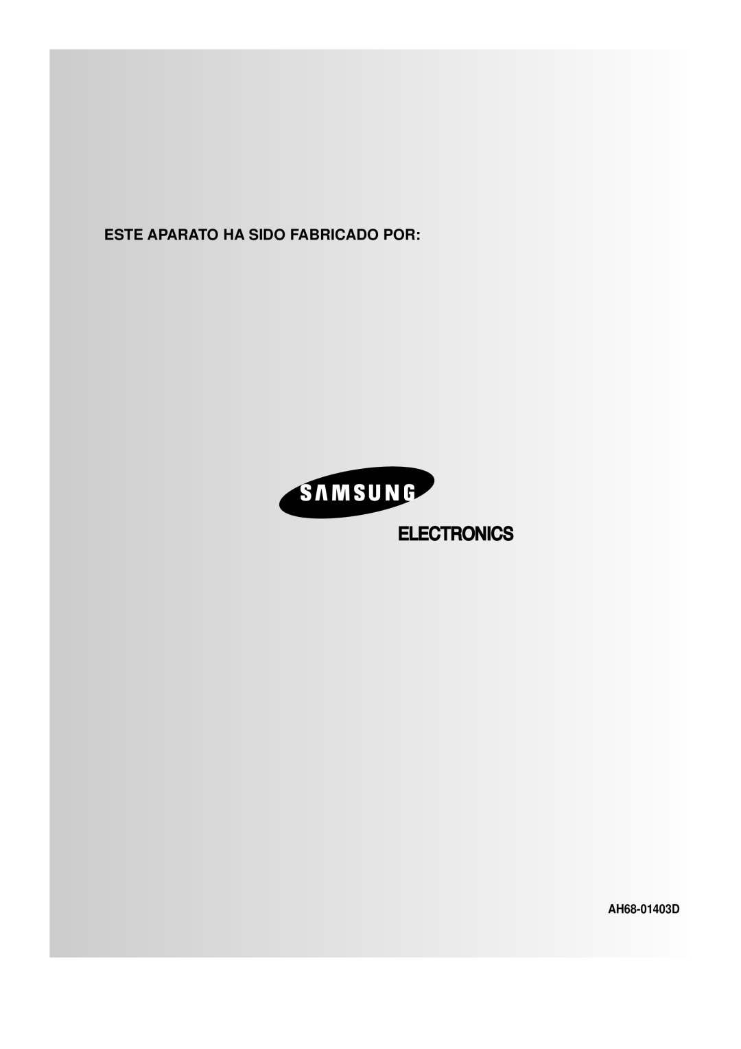 Samsung MM-ZJ6, MMZJ6RH/ELS manual Este Aparato HA Sido Fabricado POR 