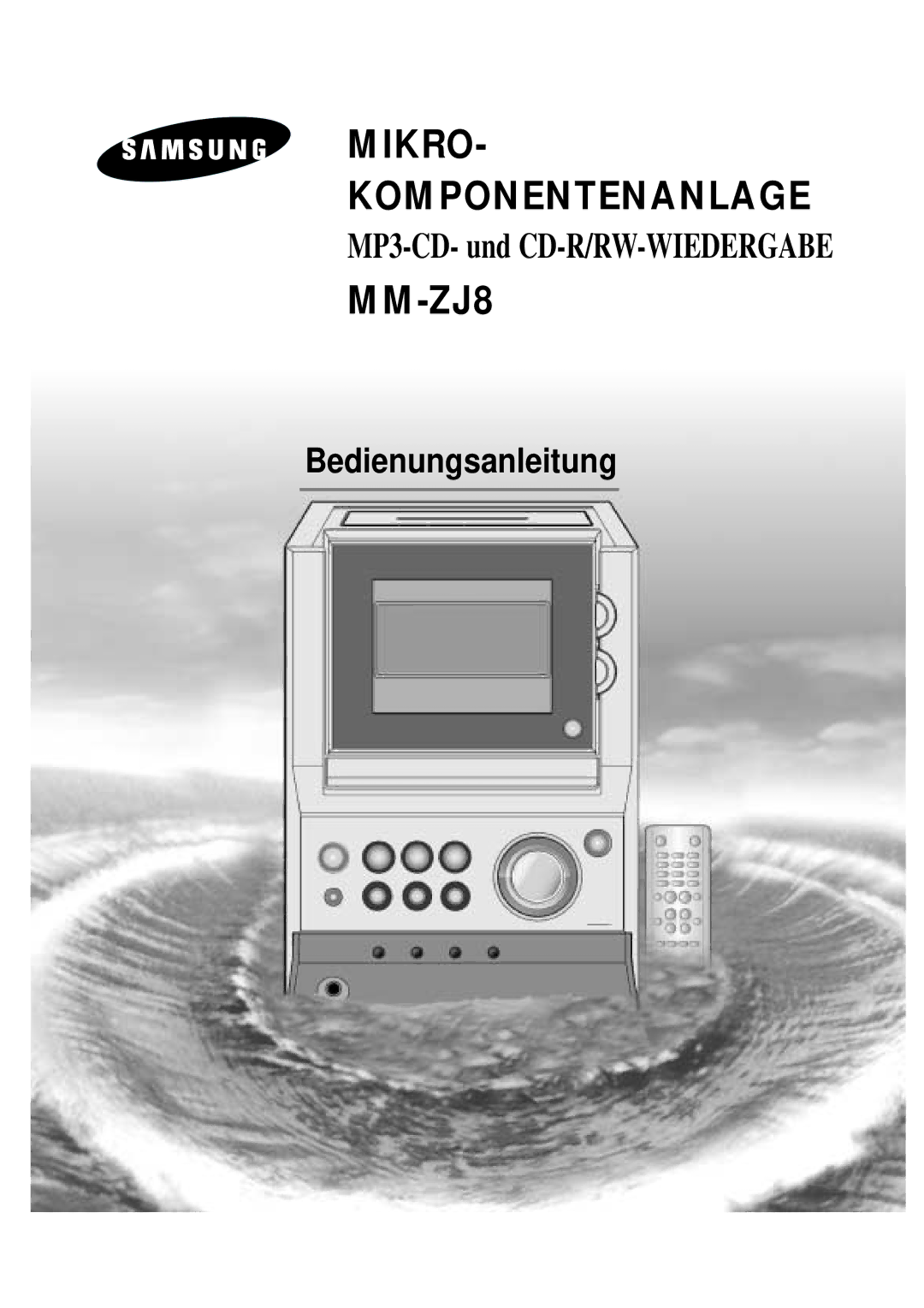 Samsung MMZJ8RH/ELS manual Mikro Komponentenanlage 