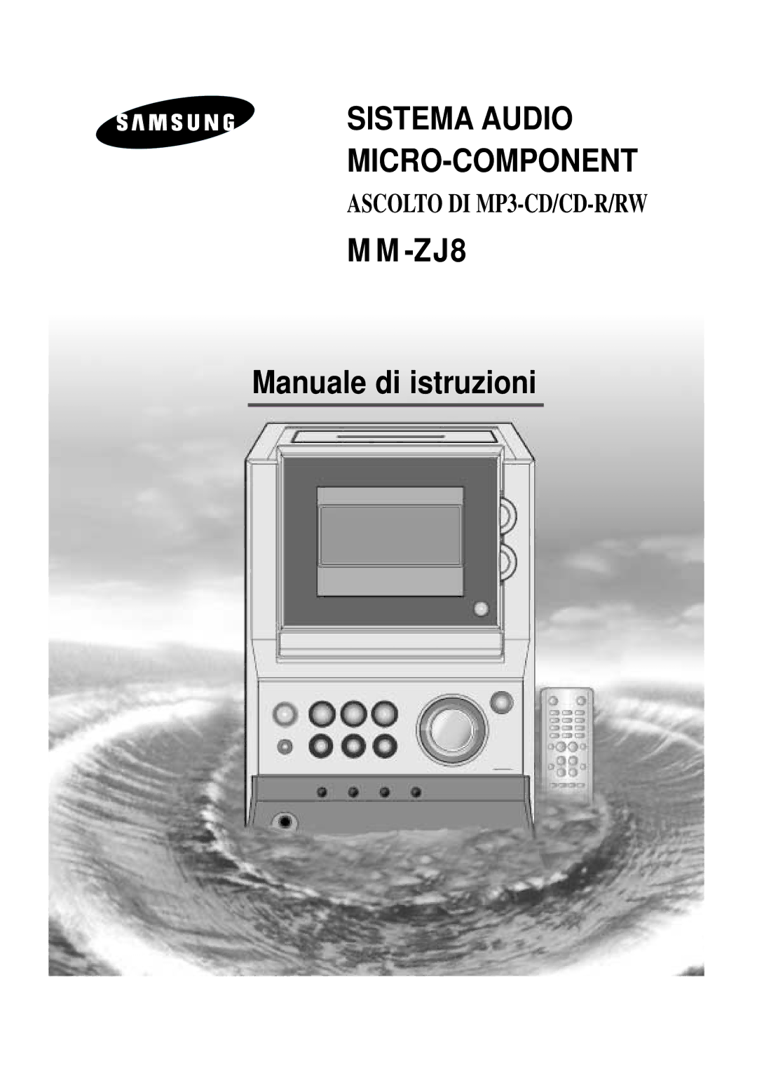 Samsung MMZJ8RH/ELS manual Sistema Audio MICRO-COMPONENT 