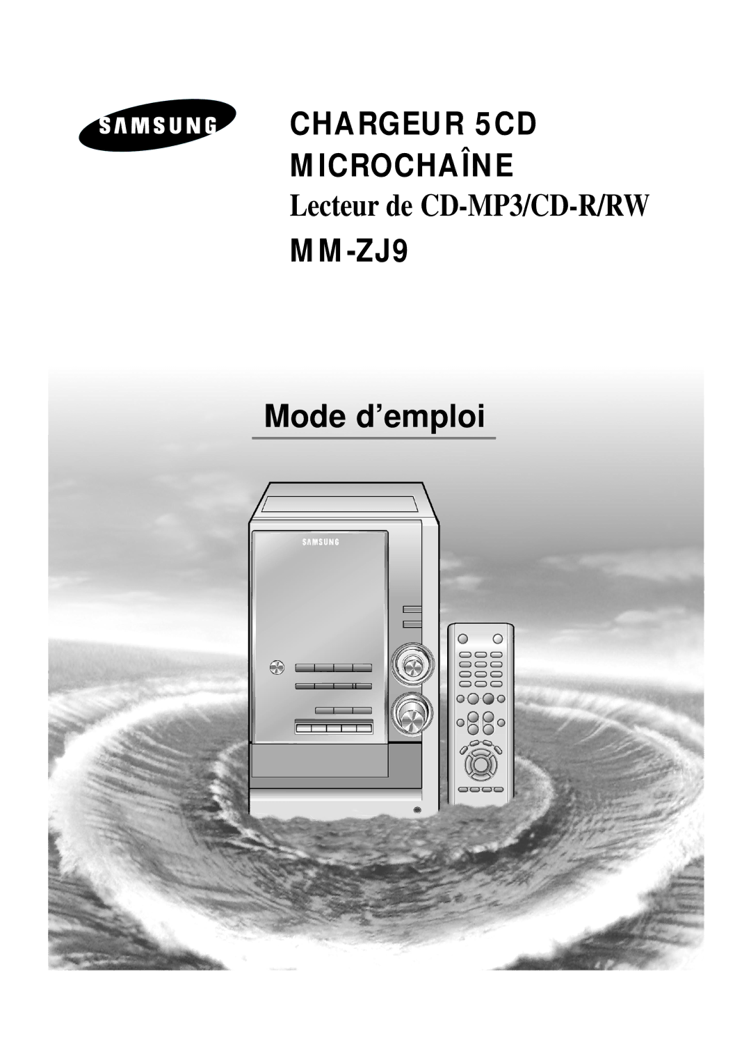 Samsung MMZJ9RH/ELS manual Chargeur 5CD Microchaîne 