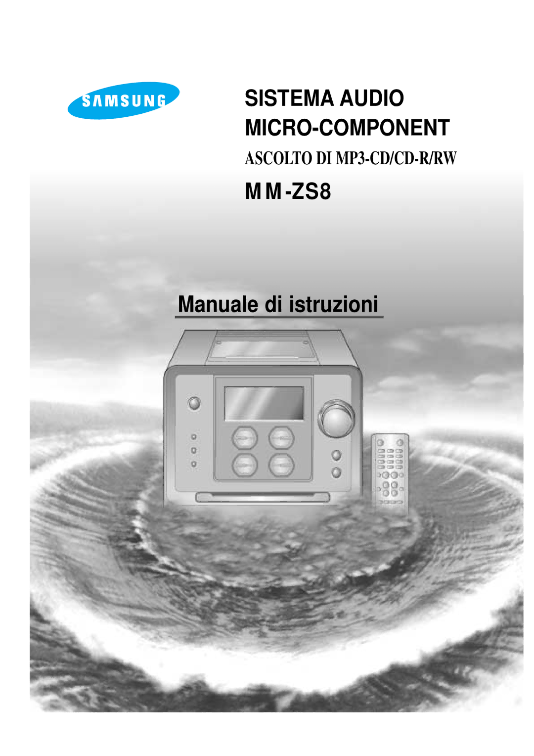 Samsung MMZS8QH/XFO, MMZS8RH/ELS manual Sistema Audio MICRO-COMPONENT 