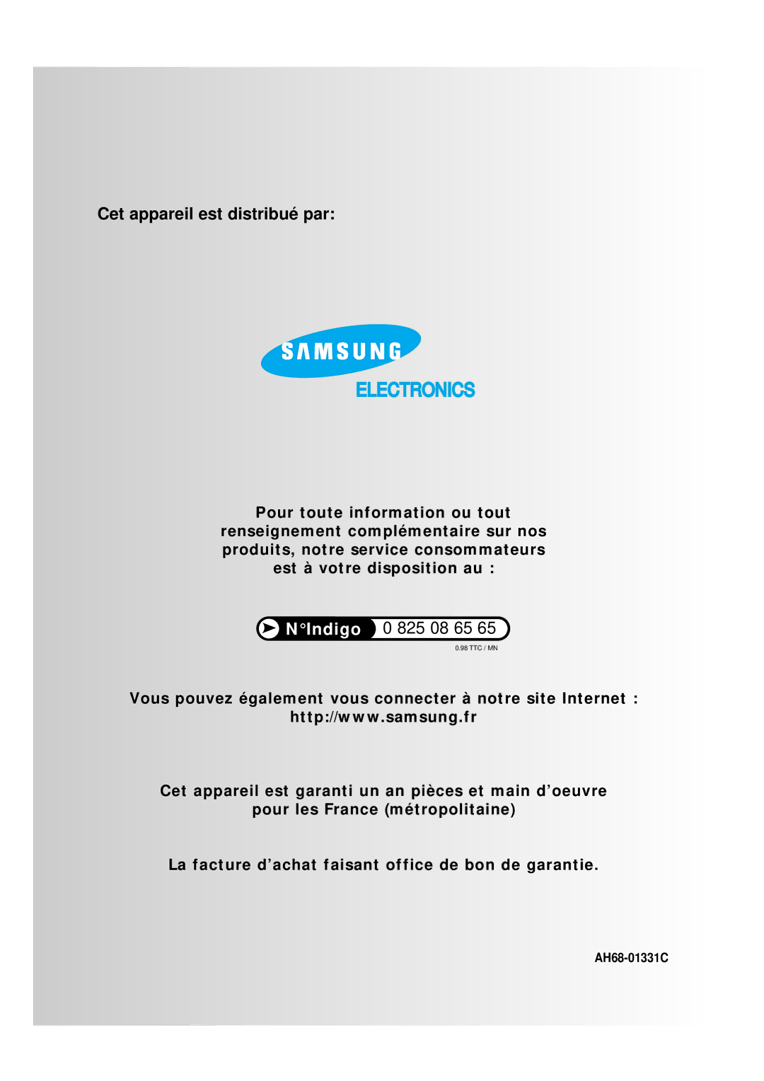 Samsung MMZS8RH/ELS manual Electronics 