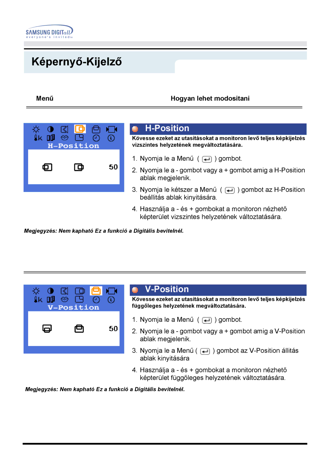 Samsung MO15ESDS/EDC, MO15ESZSZ/EDC, MO15ESZS/EDC, MO15ESDSZ/EDC manual Position 