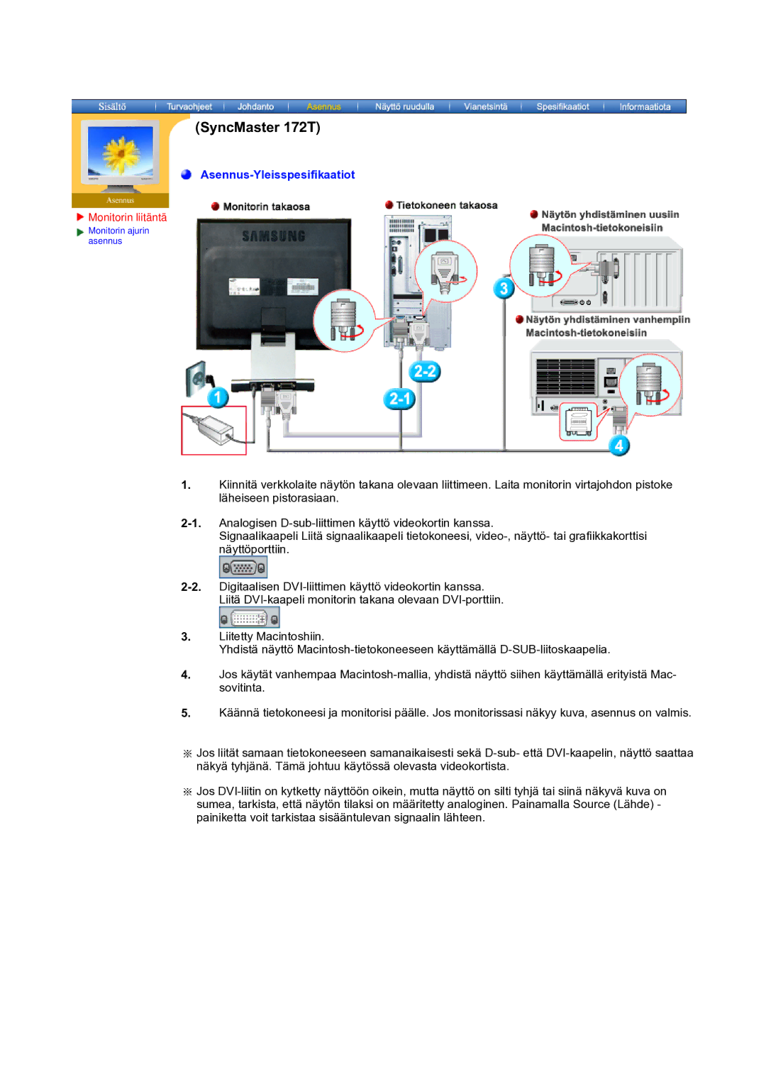 Samsung MO17ESZSZ/EDC, MO17PSZS/EDC, MO17ESDSZ/EDC manual SyncMaster 172T 