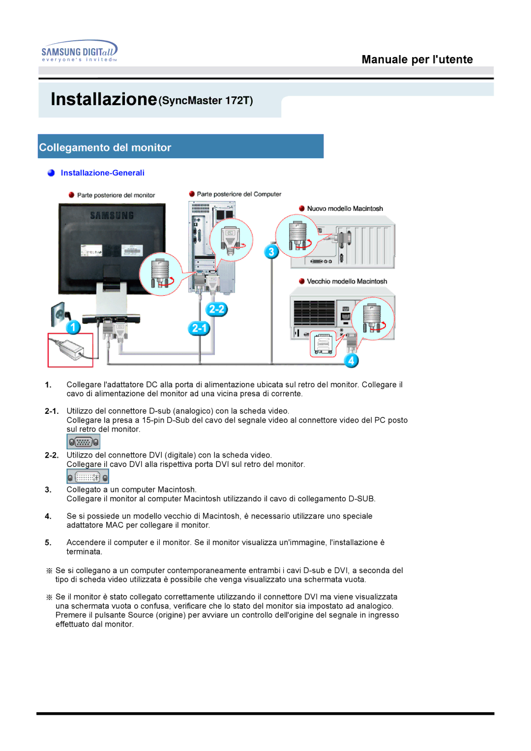 Samsung MO17ESZSZ/EDC, MO17PSZS/EDC, MO17ESZS/EDC, MO17ESDS/EDC, MO17PSDS/EDC, MO17ESDSZ/EDC manual Manuale per lutente 