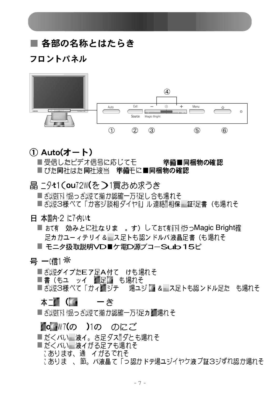 Samsung MO17WSDSV/XSJ manual Magic Bright 