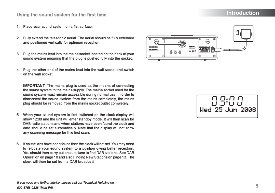 Samsung MP-43 manual Using the sound system for the ﬁrst time, Introduction 