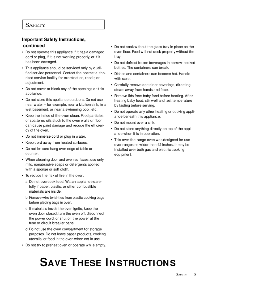 Samsung MR6699SB, MR6699GB, MR6698WB Important Safety Instructions, Dishes and containers can become hot. Handle with care 