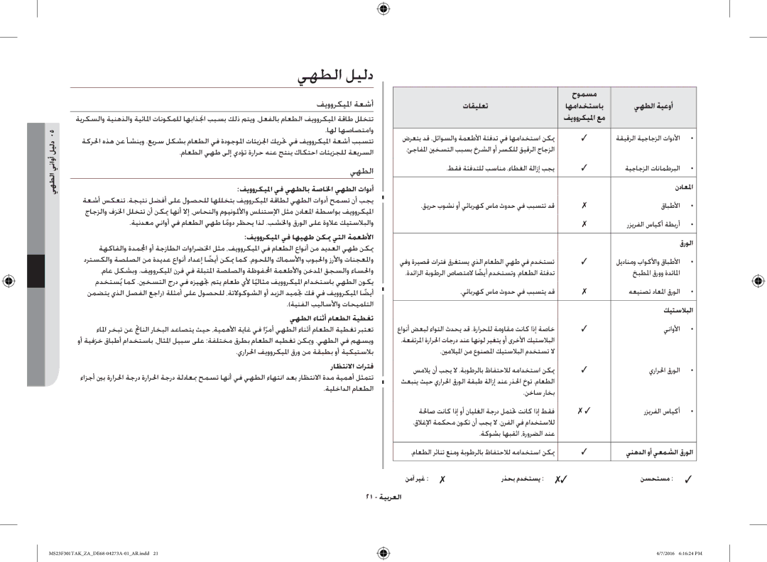 Samsung MS23F301TAK/OL, MS23F301TAK/ZA manual يهطلا ليلد 